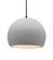 Large Globe 1-Light Pendant (254|CER-6535-BIS-MBLK-BKCD)
