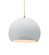 Medium Globe 1-Light Pendant (254|CER-6533-WTWT-NCKL-BEIG-TWST-LED1-700)