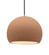 Large Globe 1-Light Pendant (254|CER-6535-ADOB-NCKL-BKCD)