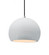 Medium Globe 1-Light Pendant (254|CER-6533-WTWT-NCKL-BKCD)