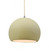 Medium Globe 1-Light Pendant (254|CER-6533-VAN-NCKL-BEIG-TWST)