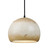 Medium Globe 1-Light Pendant (254|CER-6533-TRAG-MBLK-BKCD)