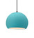 Medium Globe LED Pendant (254|CER-6533-RFPL-MBLK-BKCD-LED1-700)