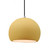 Medium Globe LED Pendant (254|CER-6533-MYLW-NCKL-BKCD-LED1-700)