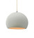 Medium Globe 1-Light Pendant (254|CER-6533-MTGD-NCKL-BEIG-TWST)