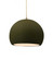 Medium Globe 1-Light Pendant (254|CER-6533-MGRN-ABRS-BEIG-TWST)