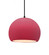 Medium Globe LED Pendant (254|CER-6533-CRSE-MBLK-BKCD-LED1-700)
