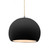 Medium Globe 1-Light Pendant (254|CER-6533-CRB-NCKL-BEIG-TWST-LED1-700)