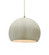 Medium Globe 1-Light Pendant (254|CER-6533-CRK-ABRS-BEIG-TWST)
