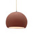 Medium Globe 1-Light Pendant (254|CER-6533-CLAY-NCKL-BEIG-TWST)