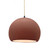 Medium Globe 1-Light Pendant (254|CER-6533-CLAY-MBLK-BEIG-TWST)