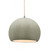 Medium Globe 1-Light Pendant (254|CER-6533-CKC-NCKL-BEIG-TWST)