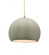 Medium Globe 1-Light Pendant (254|CER-6533-CKC-ABRS-BEIG-TWST)