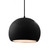 Medium Globe LED Pendant (254|CER-6533-BKMT-MBLK-BKCD-LED1-700)