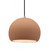 Medium Globe 1-Light Pendant (254|CER-6533-ADOB-NCKL-BKCD)