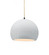 Small Globe 1-Light Pendant (254|CER-6530-WHT-MBLK-BEIG-TWST)