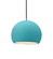 Small Globe 1-Light Pendant (254|CER-6530-RFPL-NCKL-BKCD)
