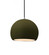 Small Globe 1-Light Pendant (254|CER-6530-MGRN-NCKL-BKCD)