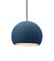 Small Globe 1-Light Pendant (254|CER-6530-MDMT-NCKL-BKCD)