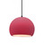 Small Globe LED Pendant (254|CER-6530-CRSE-MBLK-BKCD-LED1-700)