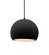 Small Globe LED Pendant (254|CER-6530-CRB-MBLK-BKCD-LED1-700)
