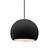 Small Globe 1-Light Pendant (254|CER-6530-CRB-NCKL-BKCD)