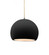 Small Globe 1-Light Pendant (254|CER-6530-CRB-NCKL-BEIG-TWST)