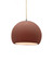 Small Globe 1-Light Pendant (254|CER-6530-CLAY-NCKL-BEIG-TWST)