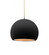 Small Globe 1-Light Pendant (254|CER-6530-CBGD-NCKL-BEIG-TWST)