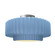 Large Tier Pleated Semi-Flush (254|CER-6375-SKBL-NCKL-LED1-700)