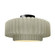 Large Tier Pleated LED Semi-Flush (254|CER-6375-CKC-MBLK-LED1-700)