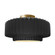 Large Tier Pleated Semi-Flush (254|CER-6375-BLK-BRSS-LED1-700)