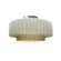 Medium Tier Pleated Semi-Flush (254|CER-6373-MTGD-NCKL-LED1-700)