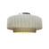 Medium Tier Pleated Semi-Flush (254|CER-6373-MAT-NCKL-LED1-700)