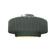 Medium Tier Pleated Semi-Flush (254|CER-6373-PWGN-NCKL)