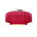 Medium Tier Pleated Semi-Flush (254|CER-6373-CRSE-NCKL)