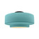 Large Tier Semi-Flush (254|CER-6365-RFPL-MBLK-LED1-700)