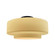 Large Tier Semi-Flush (254|CER-6365-MYLW-MBLK-LED1-700)