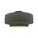 Large Tier Semi-Flush (254|CER-6365-PWGN-MBLK)
