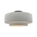 Large Tier Semi-Flush (254|CER-6365-BIS-MBLK-LED1-700)