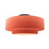 Large Tier Semi-Flush (254|CER-6365-BSH-MBLK)