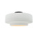 Medium Tier Semi-Flush (254|CER-6363-WHT-MBLK-LED1-700)