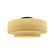 Medium Tier Semi-Flush (254|CER-6363-MYLW-MBLK-LED1-700)