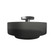 Medium Tier Semi-Flush (254|CER-6363-GRY-NCKL-LED1-700)