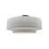 Medium Tier Semi-Flush (254|CER-6363-MAT-NCKL)