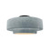 Medium Tier Semi-Flush (254|CER-6363-CONC-MBLK-LED1-700)