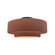 Medium Tier Semi-Flush (254|CER-6363-CLAY-MBLK-LED1-700)