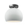 Small Globe Semi-Flush (254|CER-6350-WTWT-NCKL-LED1-700)