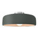 Large Spire Semi-Flush (254|CER-6345-PWGN-NCKL-LED1-700)