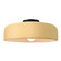 Large Spire Semi-Flush (254|CER-6345-MYLW-MBLK)